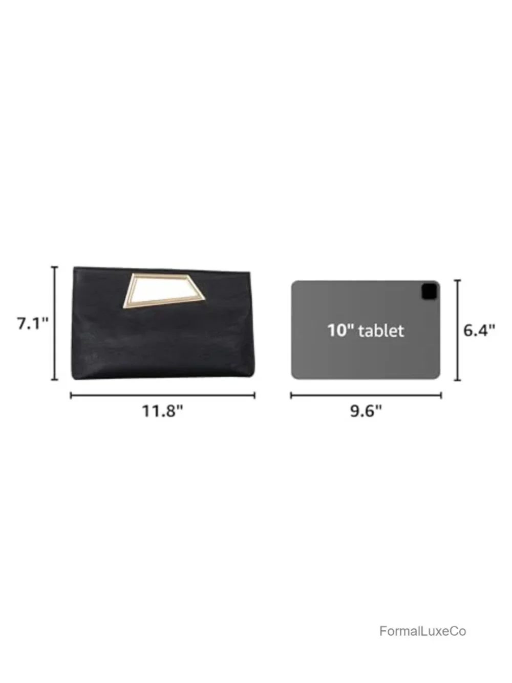 Clutch Purse for Women - PU Leather Glitter Fashion Handbag for Evening Party